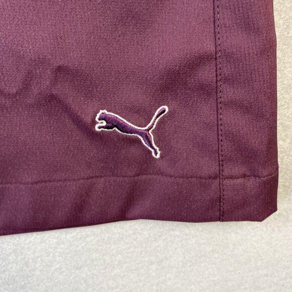 Puma Cell Skort Womens Size 8 Burgundy Red Skirt Golf Stretch UPF 50+ NWT $65‎ - Picture 2 of 15